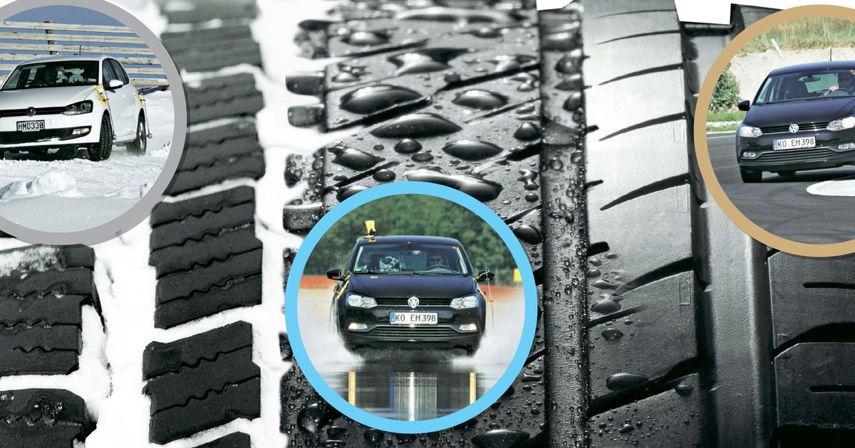 Test opon całorocznych 185/60 R15 - Jeden komplet na cały rok