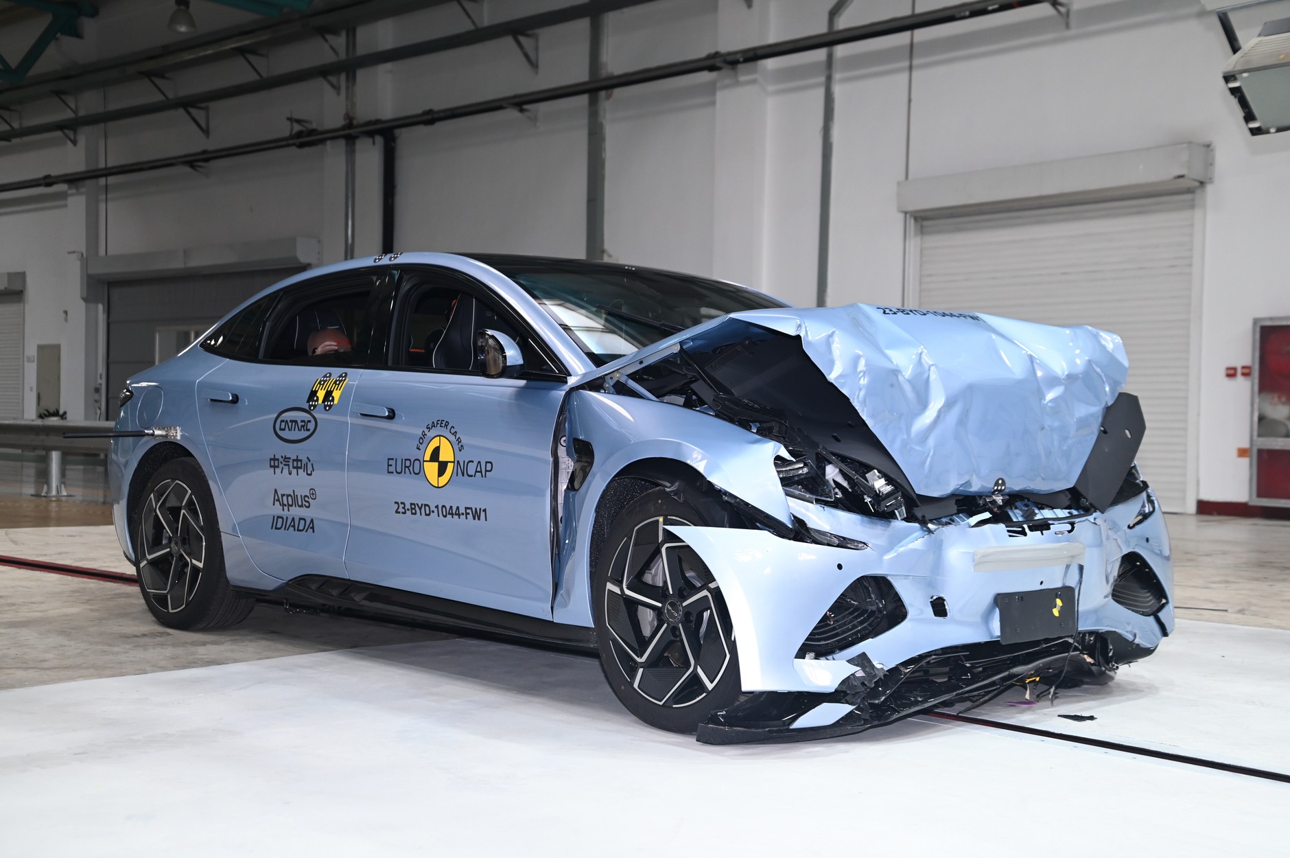 BYD Seal po teście zderzeniowym w Euro NCAP