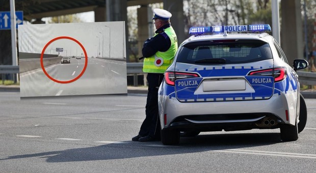 Jechała ekspresówką S17 pod prąd. Policjanci odnaleźli nagranie w sieci