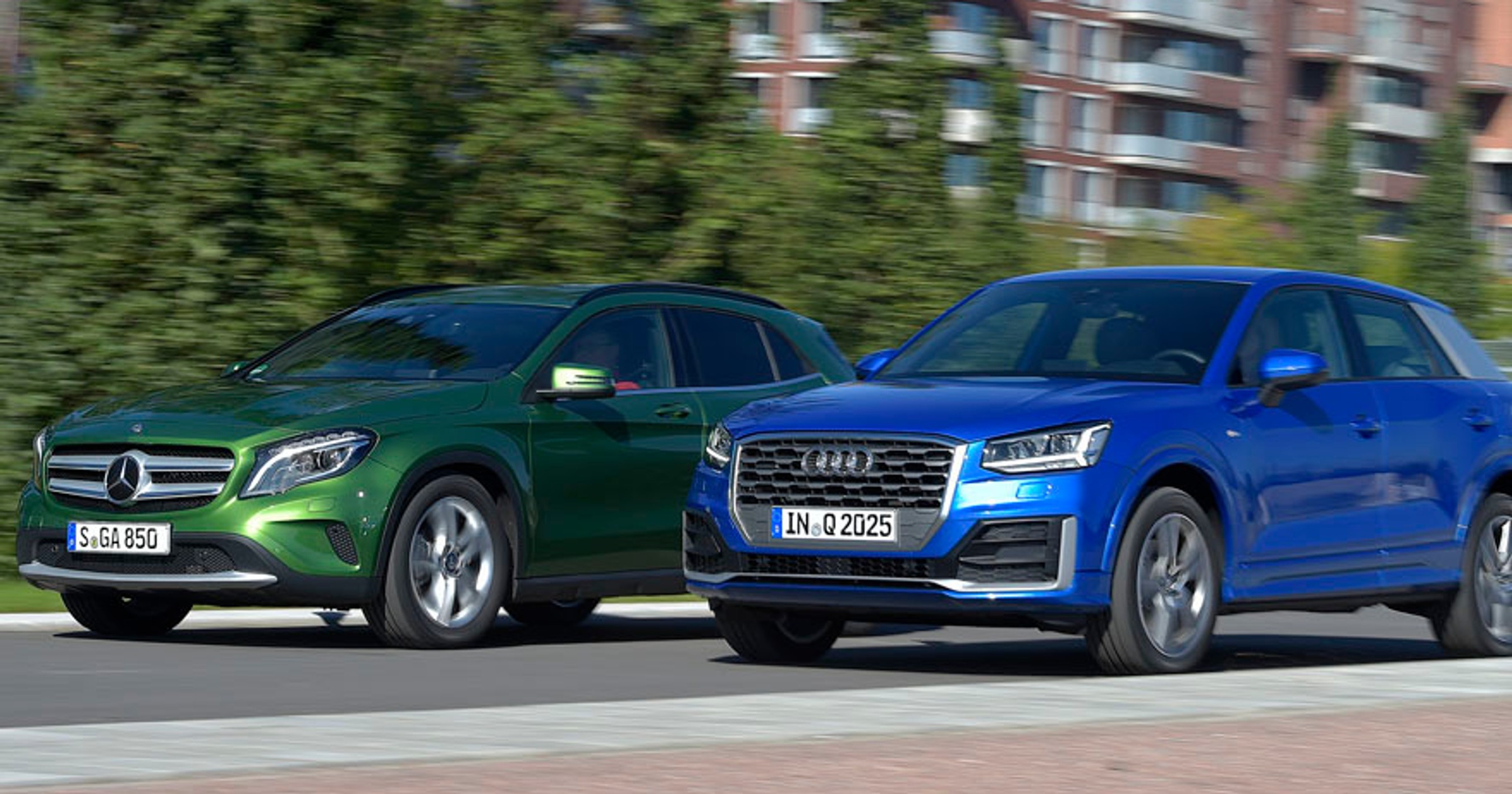 Audi Q2 kontra Mercedes GLA