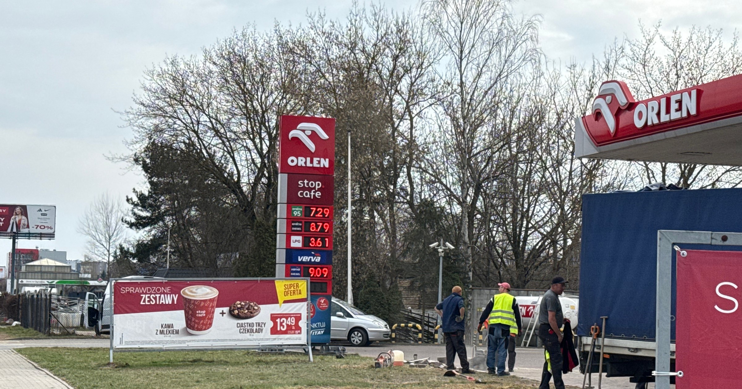 Ceny paliw w Warszawie 25 marca 2026 r. Cena benzyny 95 zdecydowanie ponad 7 zł za litr