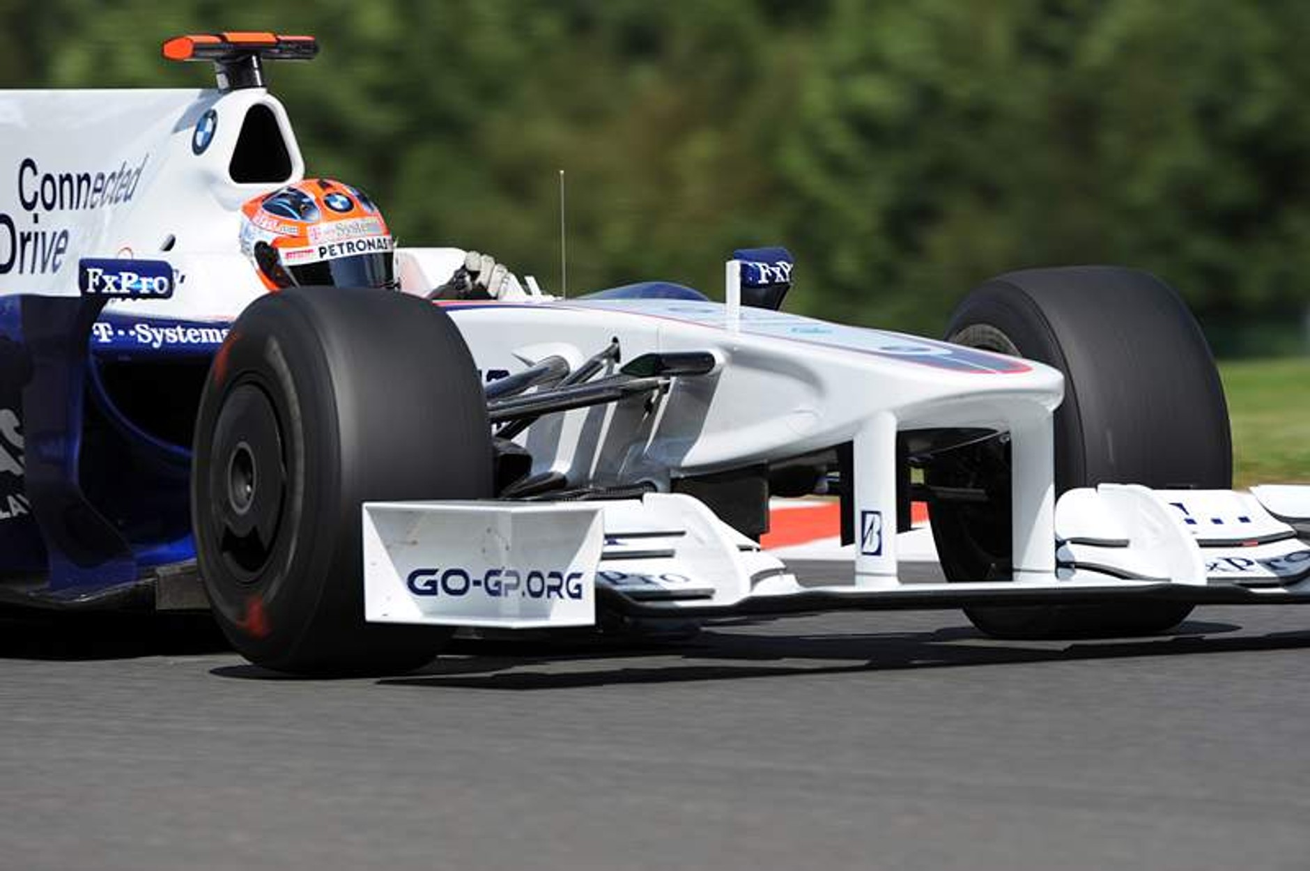 Grand Prix Belgii 2009: dwie gwiazdy wyścigu - Raikkonen i Fisichella (fotogaleria)
