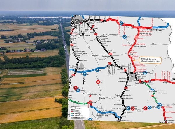 Droga S19 Via Carpatia wydłuży się o kolejne kilometry. Wykonawca złożył już odpowiedni wniosek [MAPA]