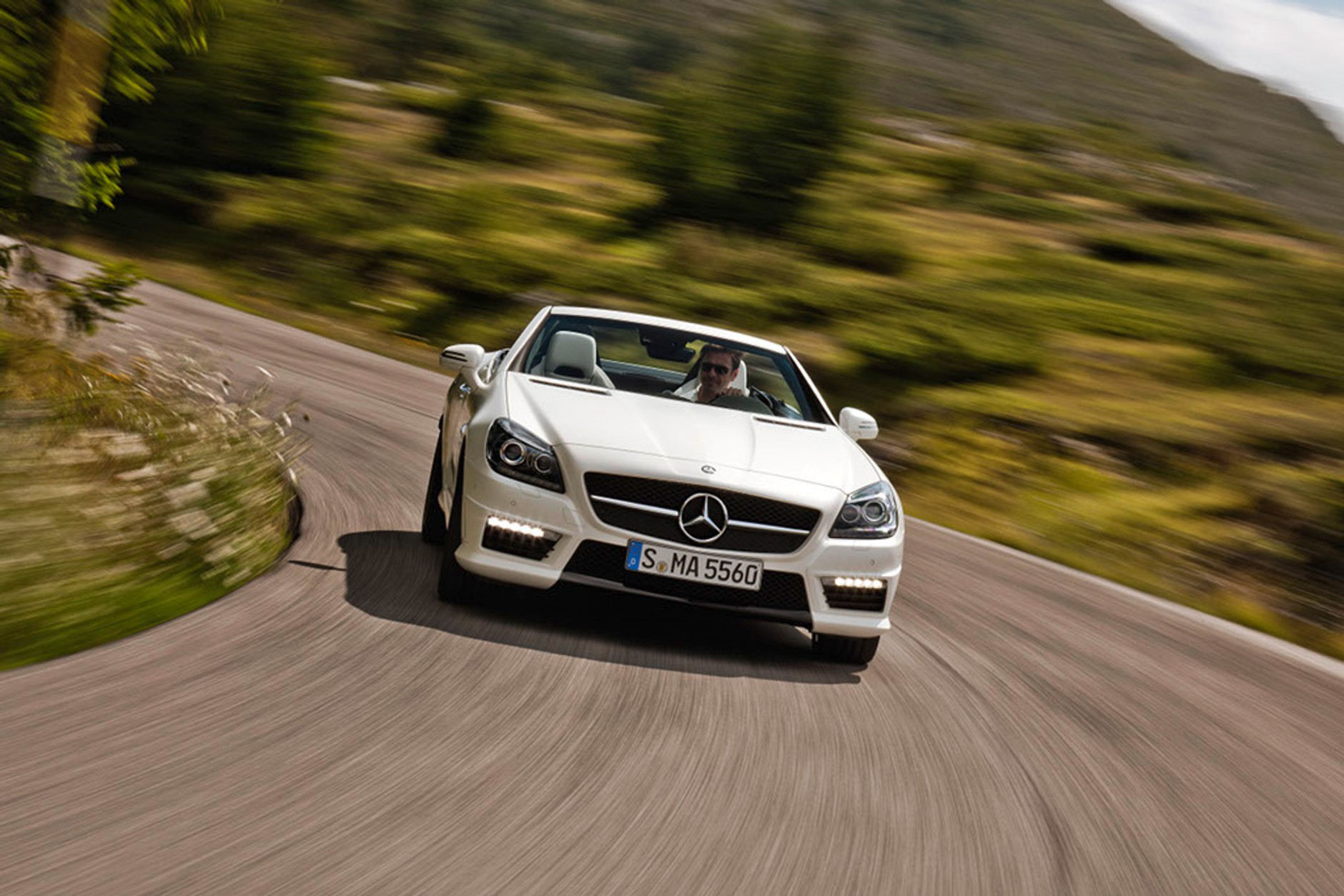 Mercedes SLK 55 AMG: mocny zawodnik