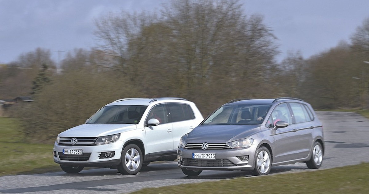 VW Tiguan i VW Golf Sportsvan