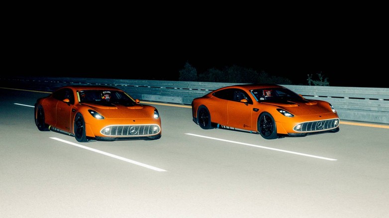 CONCEPT AMG GT XX na torze Nardo