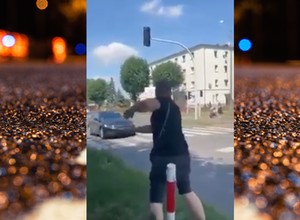 Policja ustaliła kto obrzucił jajkami auto Jarosława Kaczyńskiego