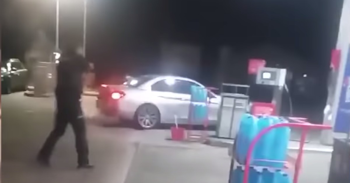 Akcja policji na stacji w Rymaniu