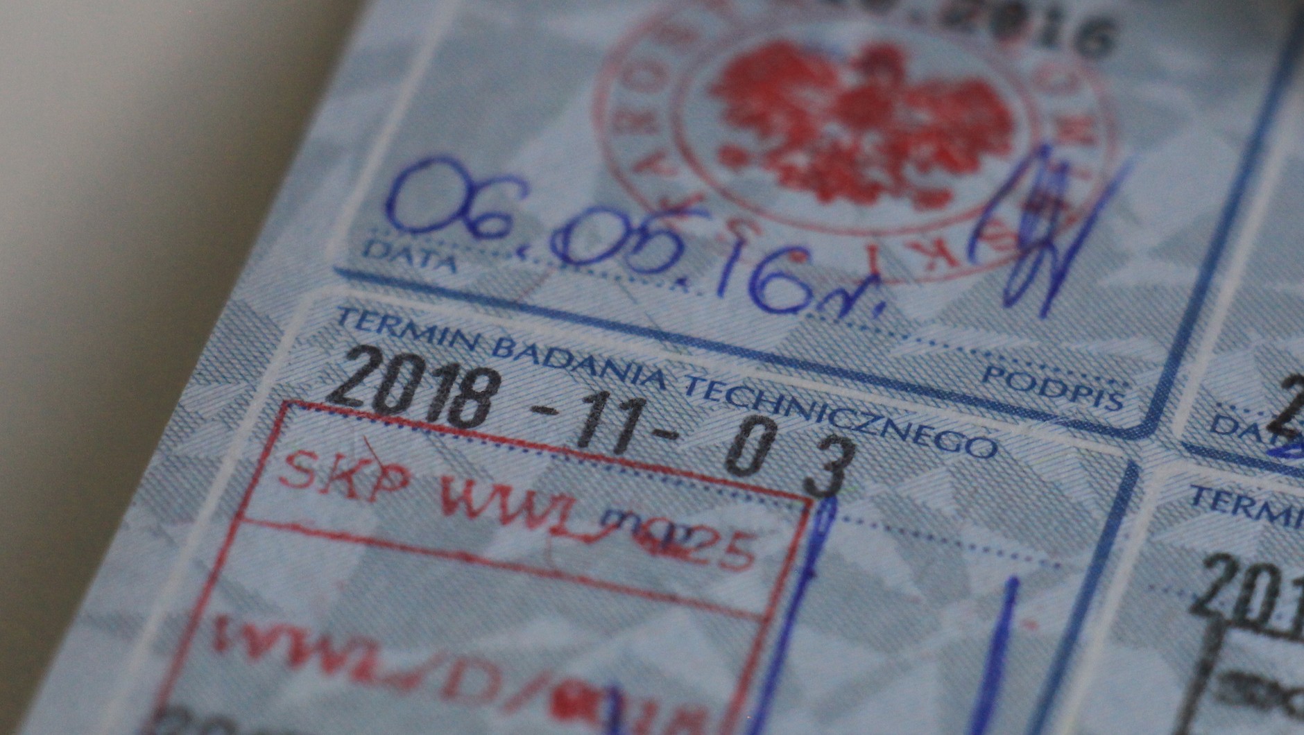 Termin badania technicznego