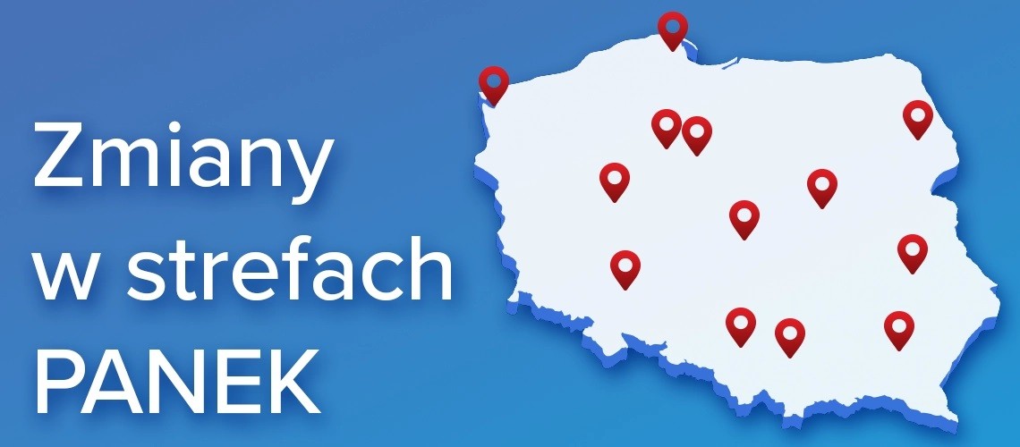 Zmiany w strefach usługi Panek CarSharing