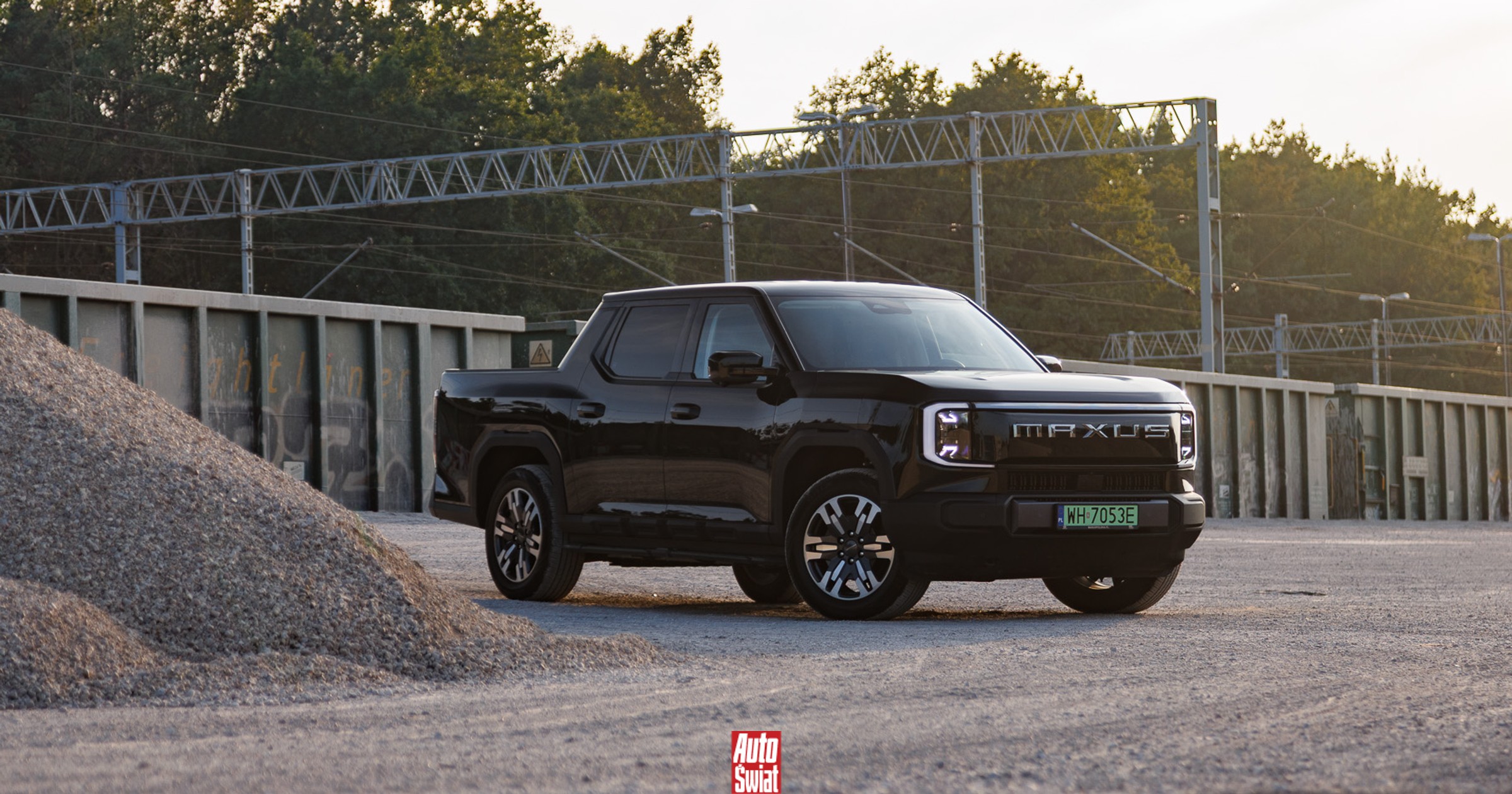 Maxus eTerron 9 robi dobre wrażenie i tak zostaje. Tak wygodnym pikapem jeszcze nie jeździłem