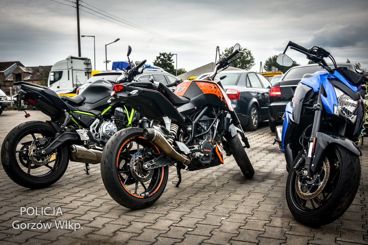 Motocykle skradzione w Niemczech odzyskano w Polsce