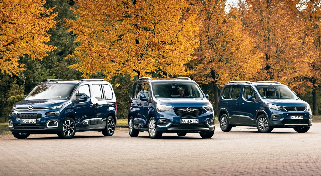 Citroën Berlingo, Opel Combo Life, Peugeot Rifter