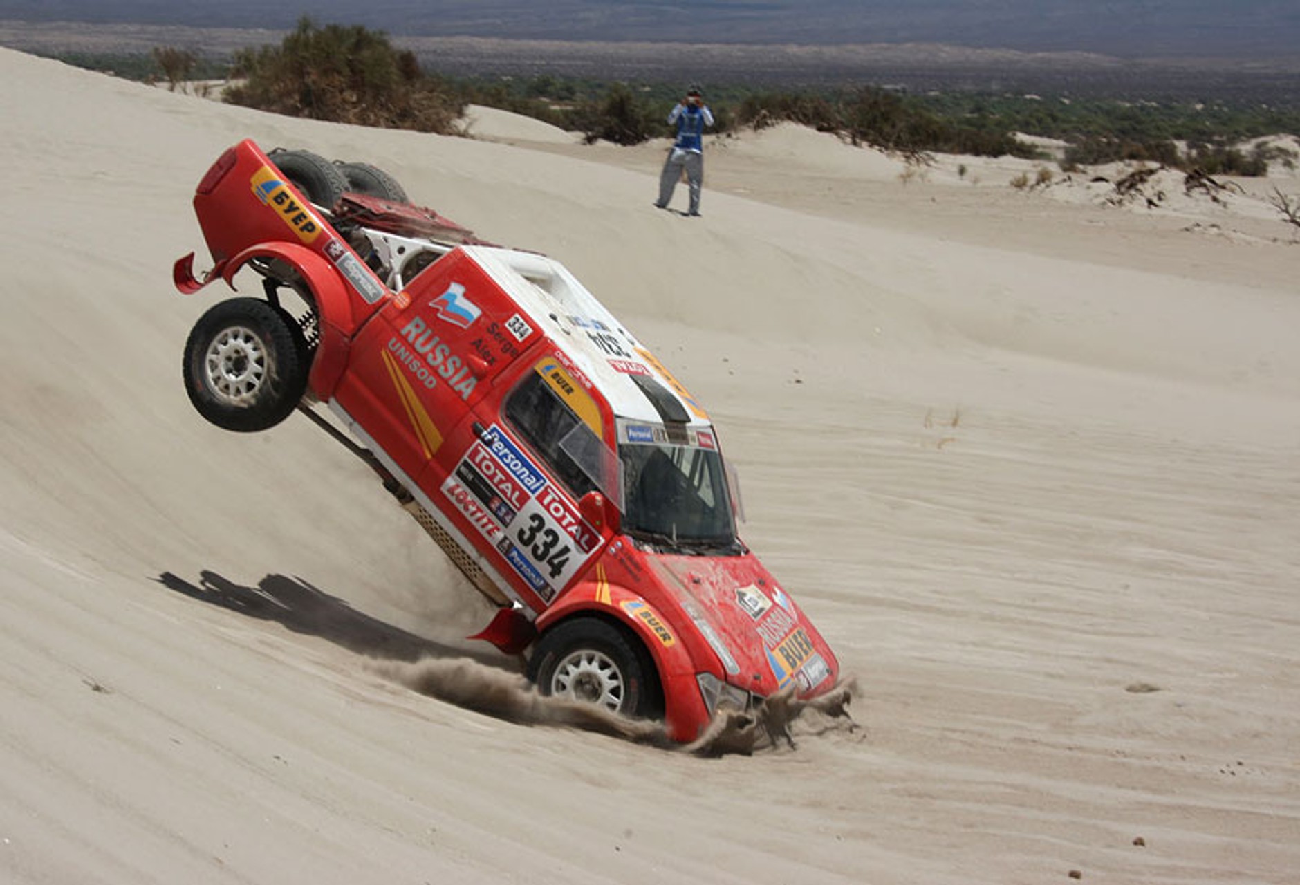 Rajd Dakar 2010: Przygoński 8. (8. etap na żywo, klasyfikacja, foto - Willy Weyens)