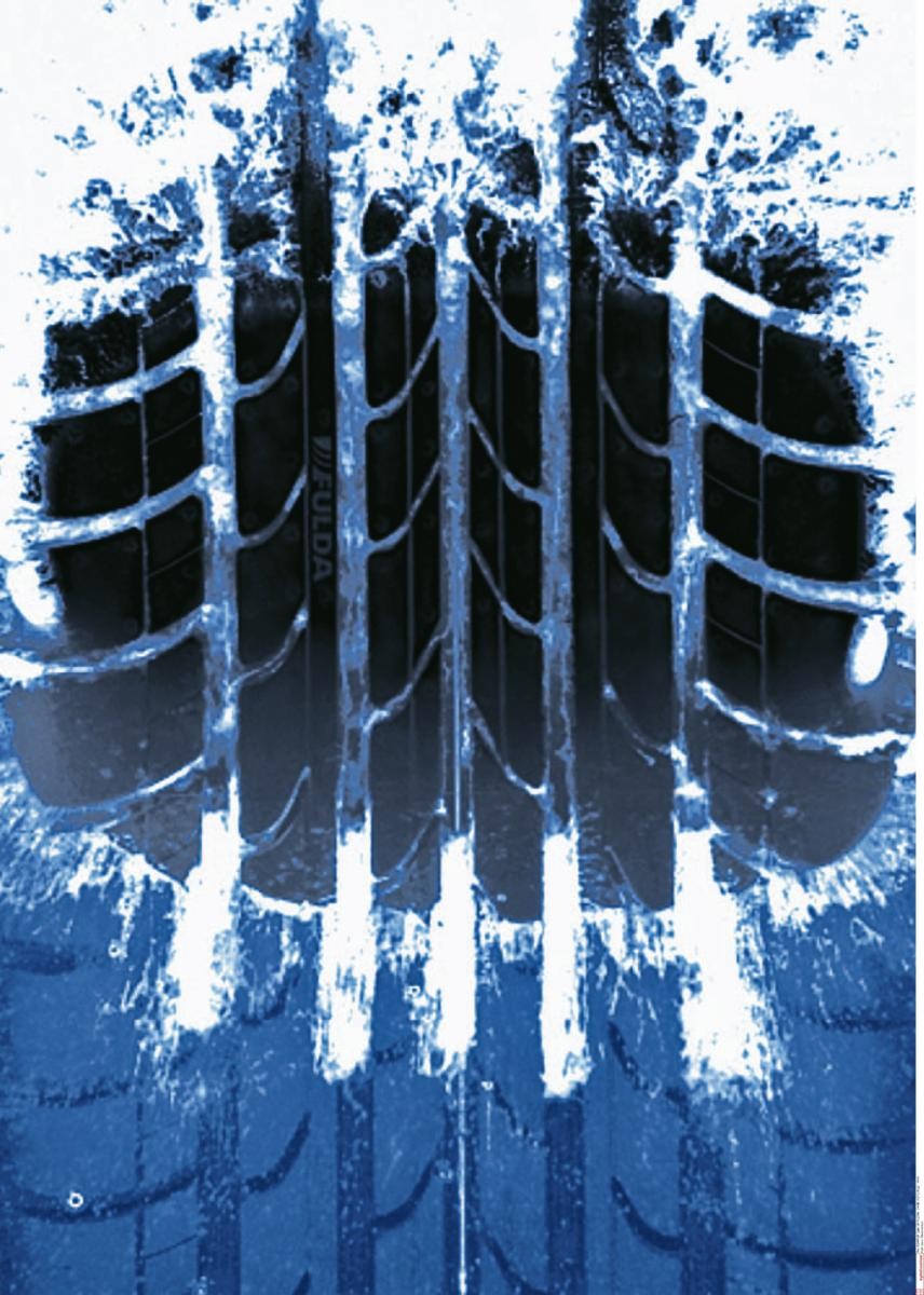 Zużyte opony to gwarancja wypadku! Zobacz - Jak stan opon wpływa na drogę hamowania