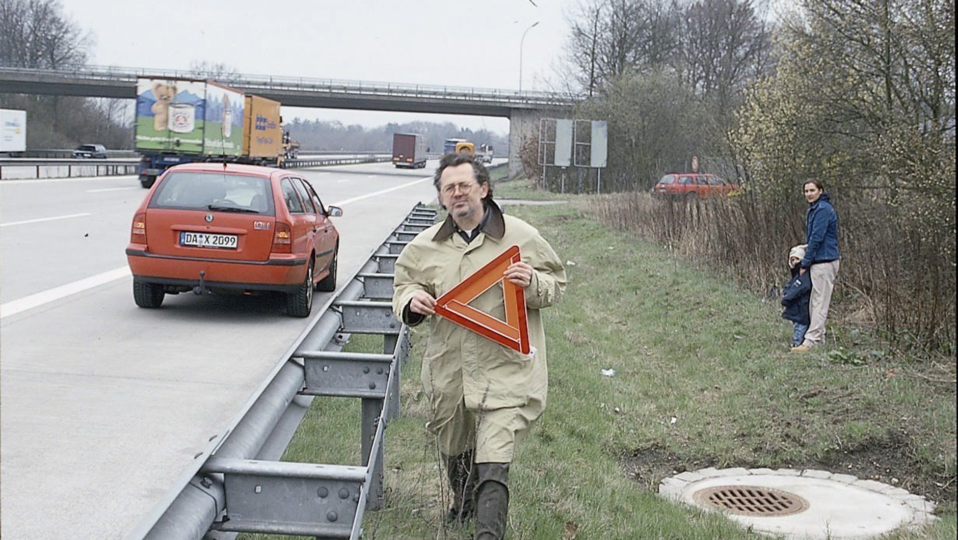 Wypadek na autostradzie
