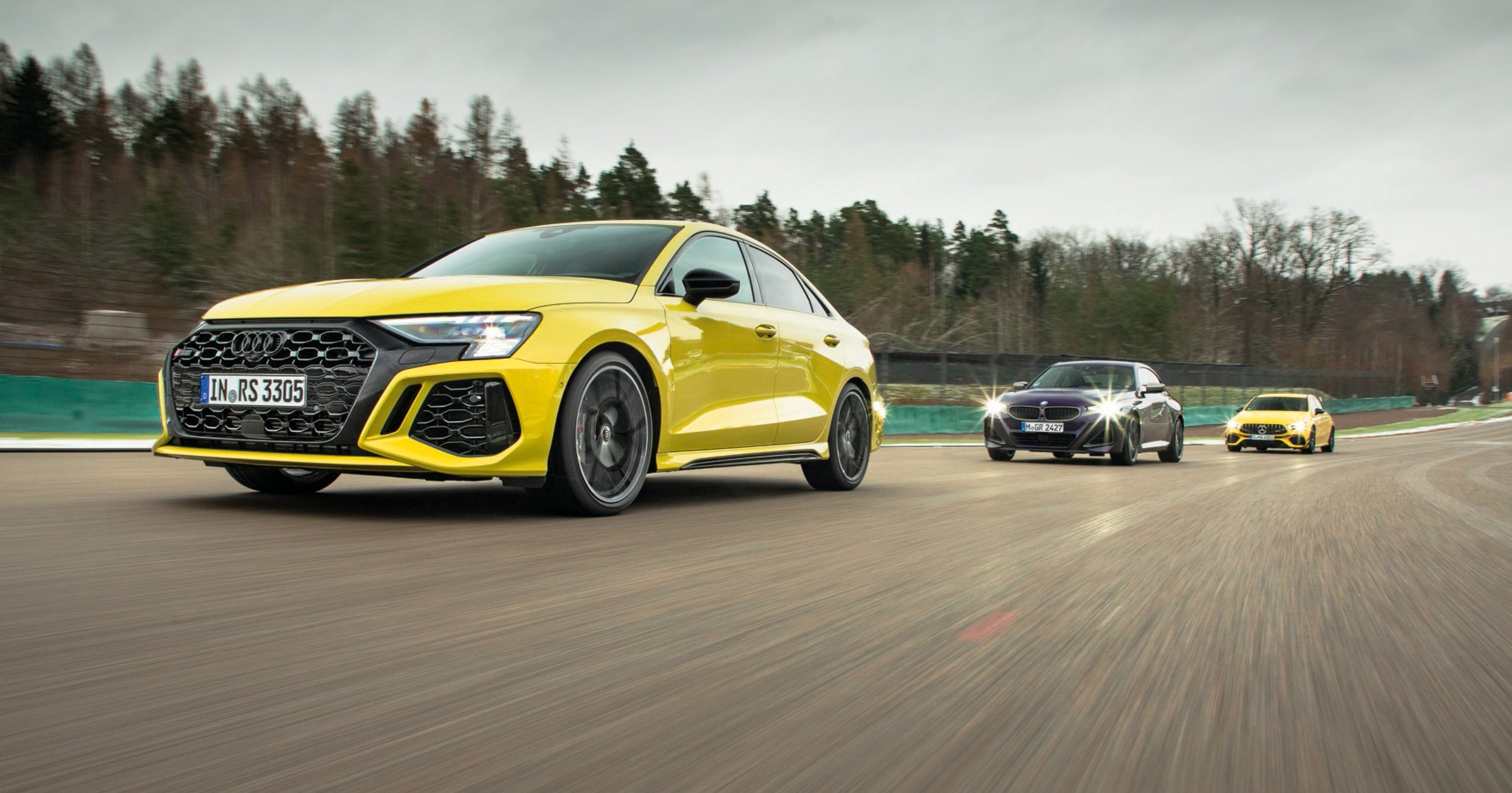 Audi RS 3 kontra BMW M240i i Mercedes-AMG A 45 S