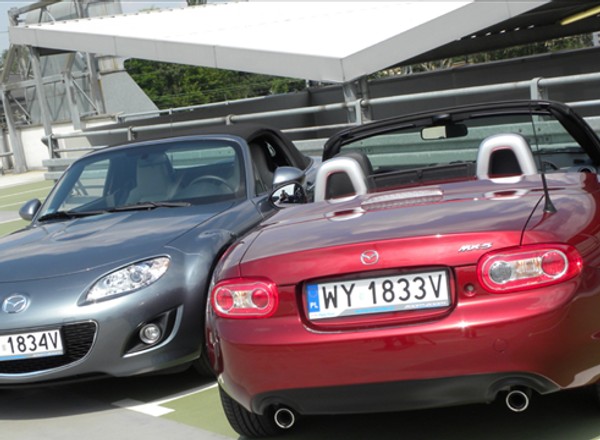 Mazda MX-5 kontra Mazda MX-5 - Radość z jazdy na dwa sposoby!