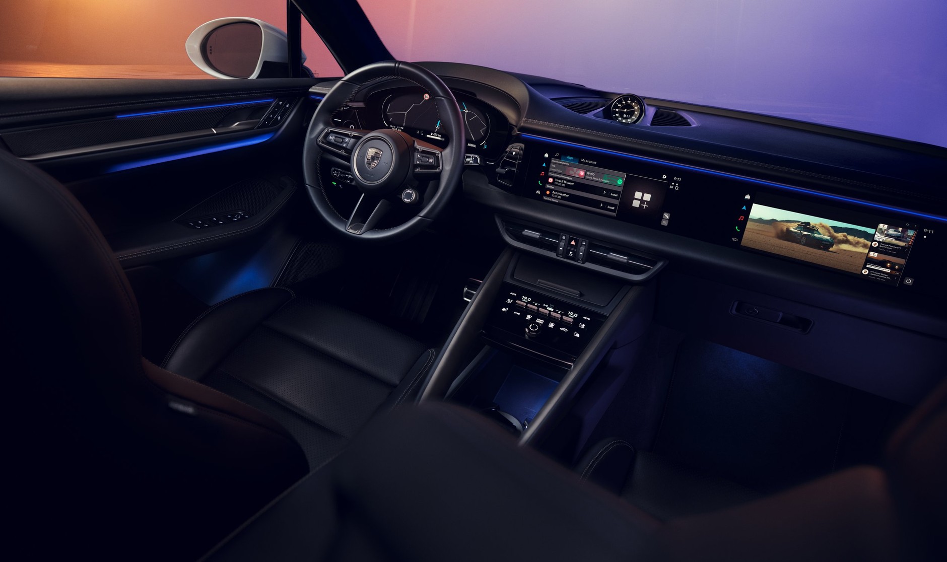 Porsche Macan wnętrze