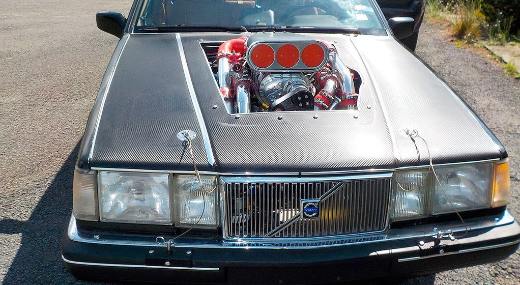 Dragster na bazie Volvo 960 z 1992 r.