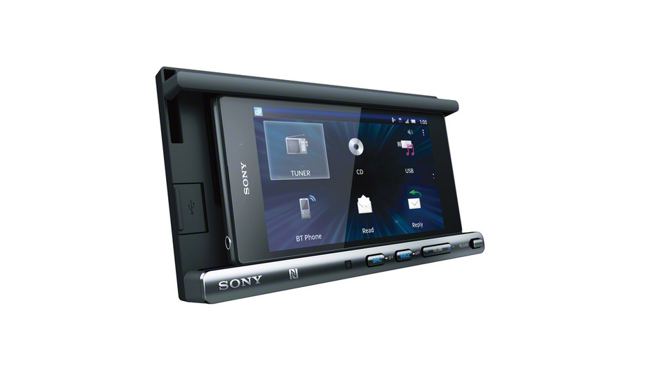 Sony XSP-N1BT ze smartfonem Xperia
