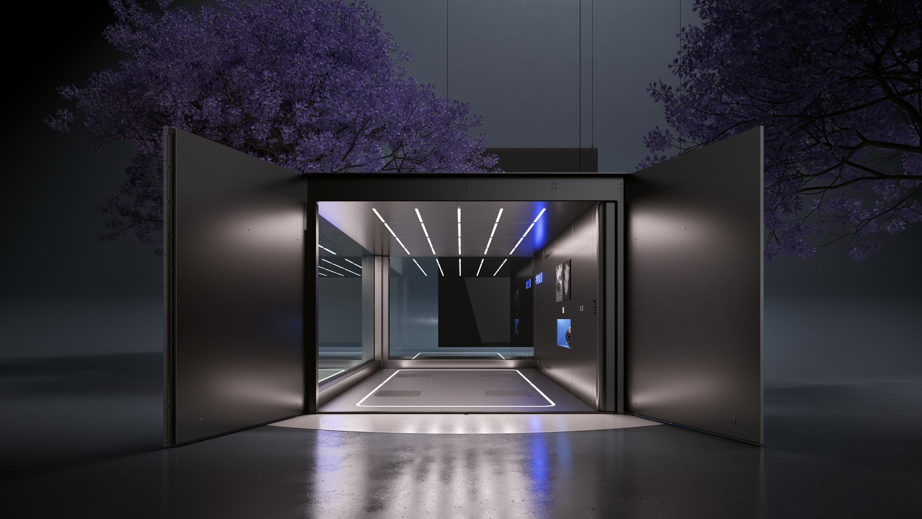 Specjalny garaż Bugatti