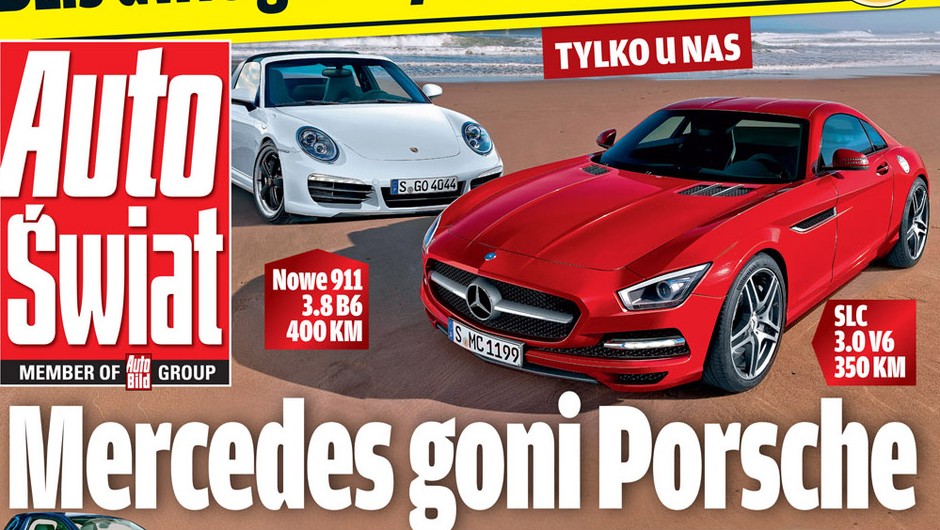 Porsche 911 i Mercedes SLC: czy Mercedes pogoni  za Porsche