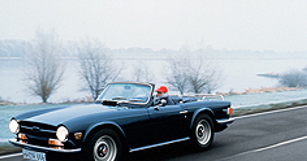 Triumph TR6 - Auto na brytyjską mżawkę