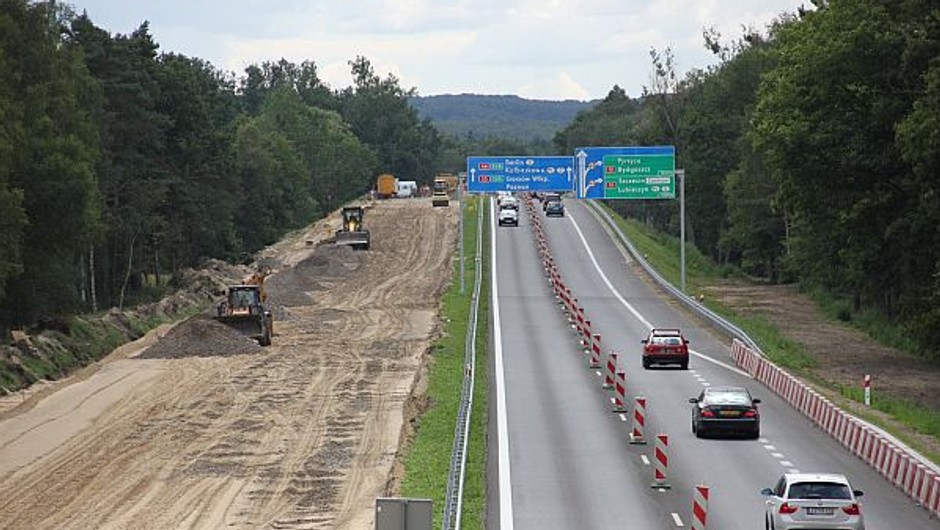 Autostrada A6 w remoncie