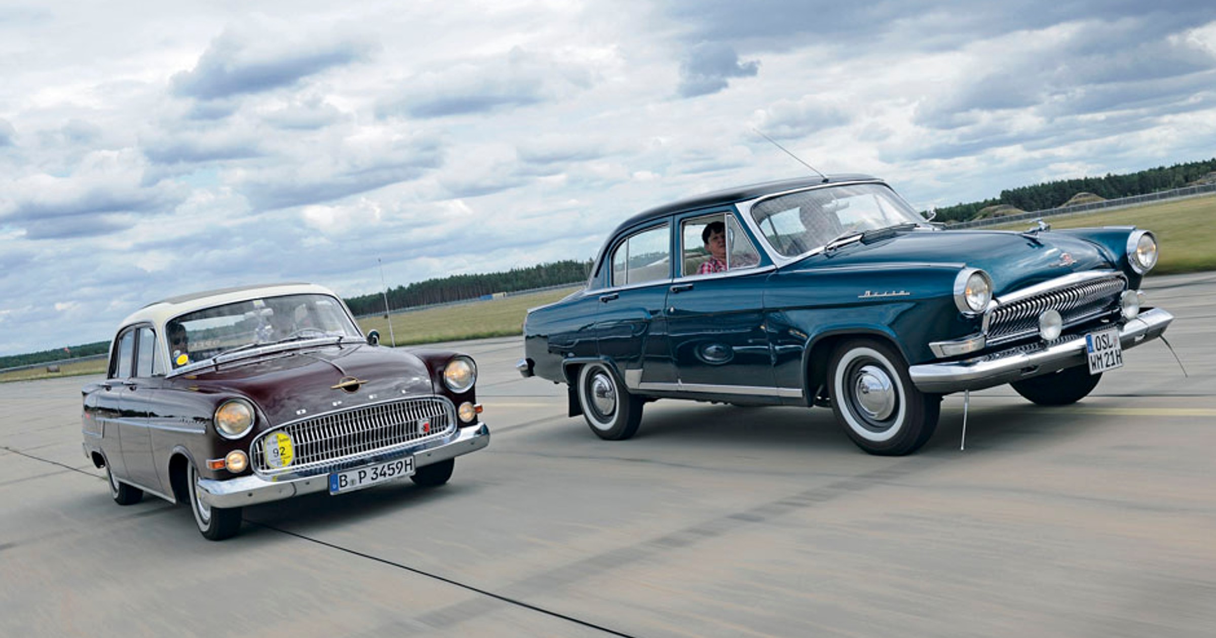 Opel Kapitan kontra Gaz Wołga M21 - klasyki z obu stron żelaznej kurtyny