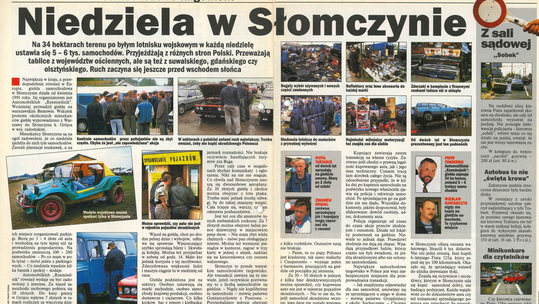 Giedła w Słomczynie połowa lat 90.