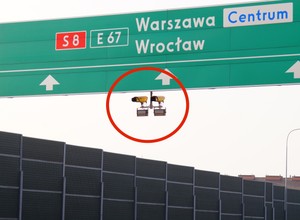 Odcinkowy pomiar prędkości na trasie S8 w Warszawie już działa