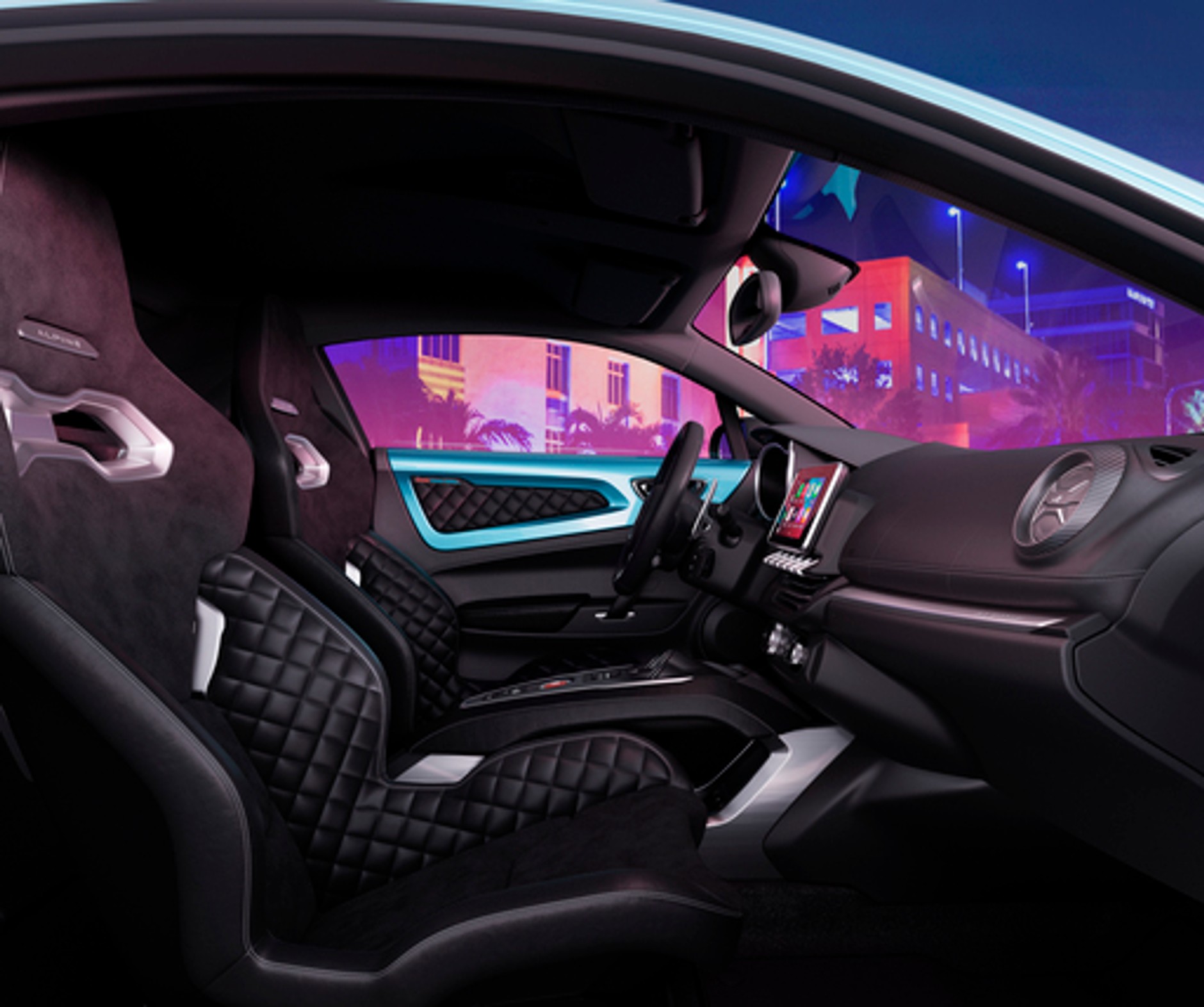 Alpine A110 South Beach Colorway