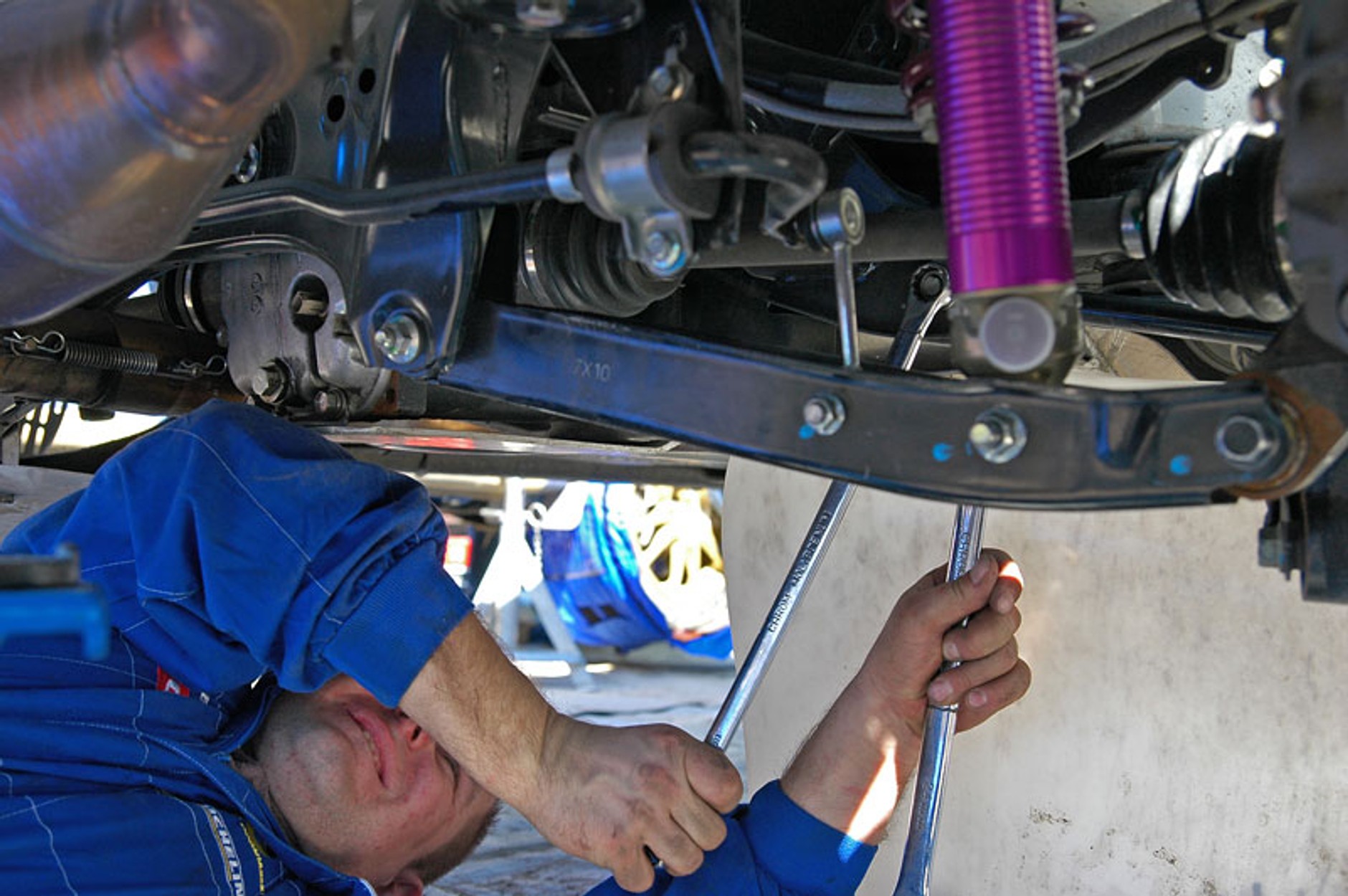 Rajdy: Leszek Kuzaj testował nową Imprezę N14 (fotogaleria)