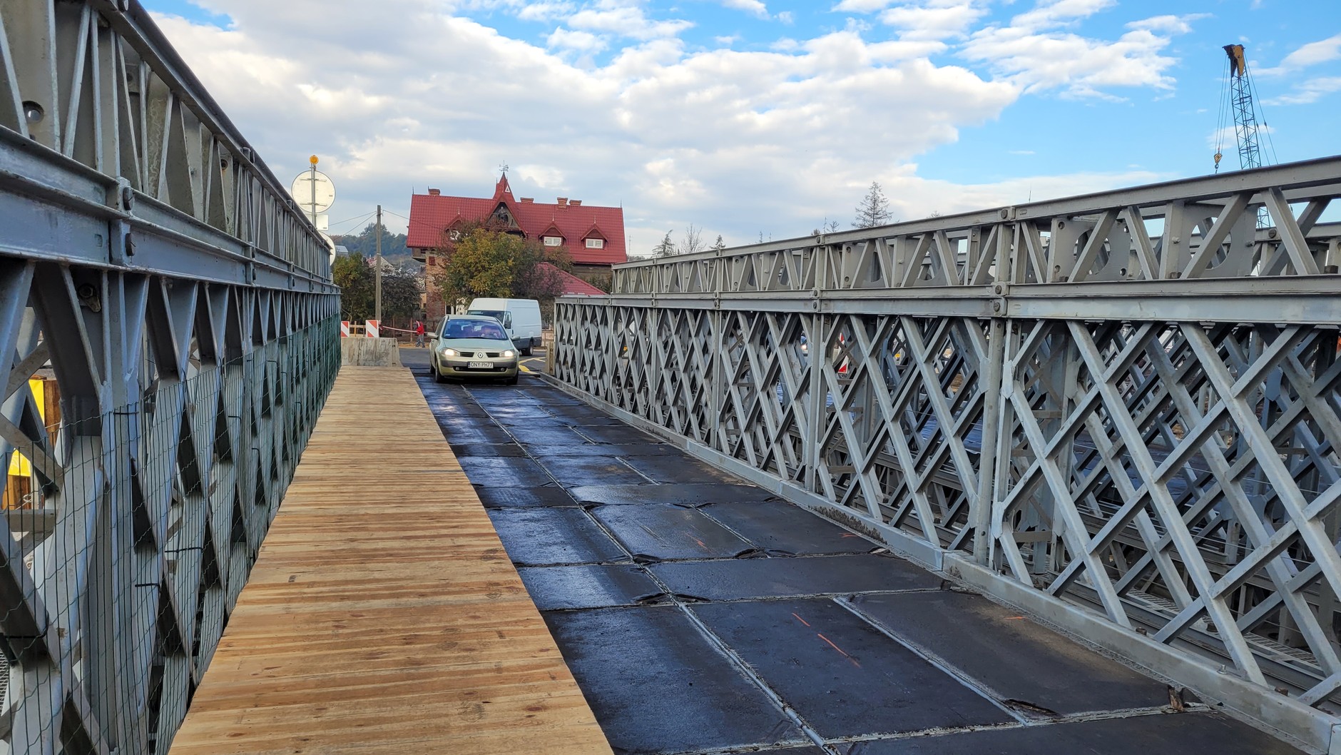 Most tymczasowy w Głuchołazach