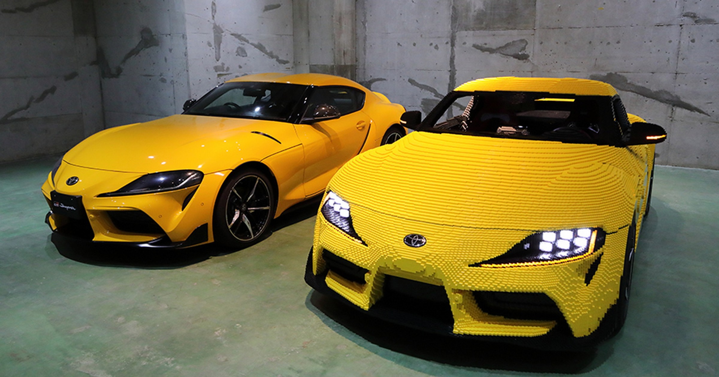 Toyota GR Supra z klocków Lego, wygląda świetnie i jeździ