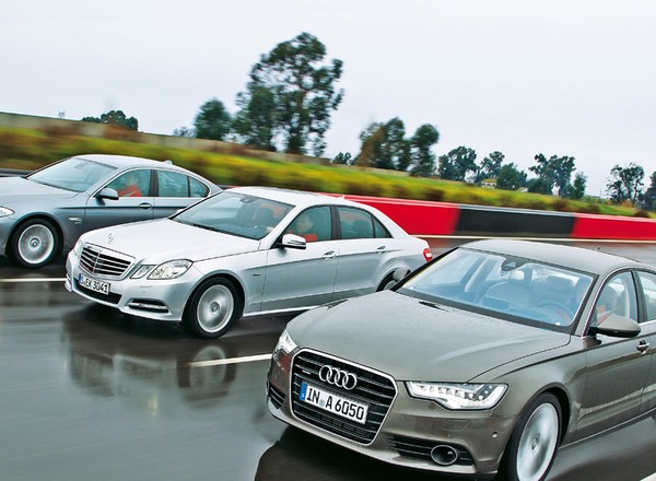 Audi A6 kontra BMW 5 i Mercedes klasy E: klasowe starcie odwiecznych rywali