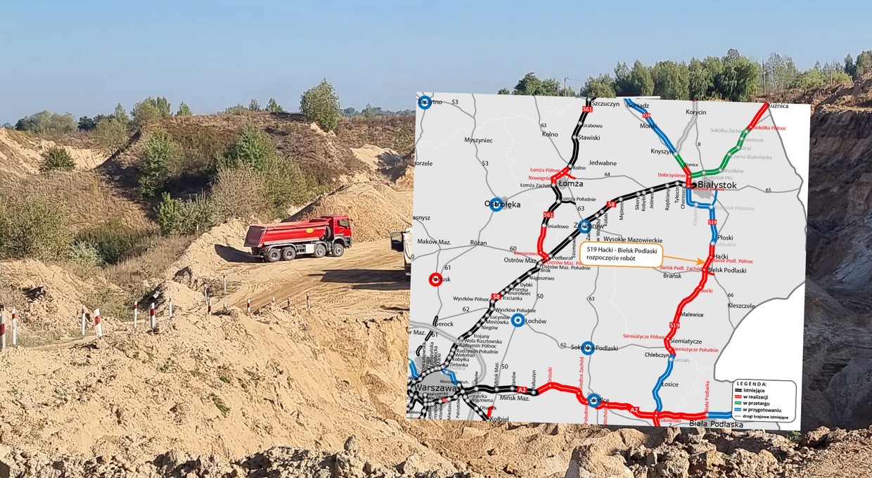 Ruszyły prace przy budowie nowego odcinka S19. Znamy termin zakończenia inwestycji
