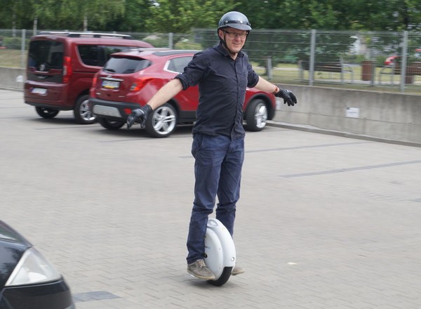 Koło fortuny - test monocykla bWheel U8
