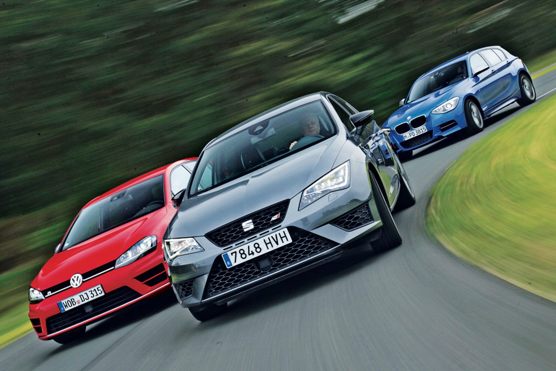 Seat Leon Cupra kontra VW Golf R i BMW M135i