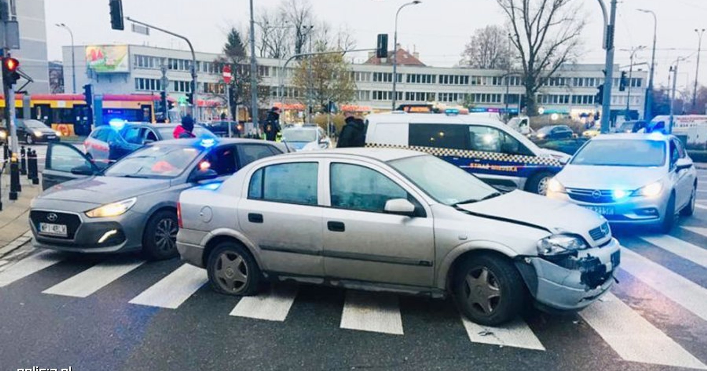 Policyjny pościg ulicami Warszawy