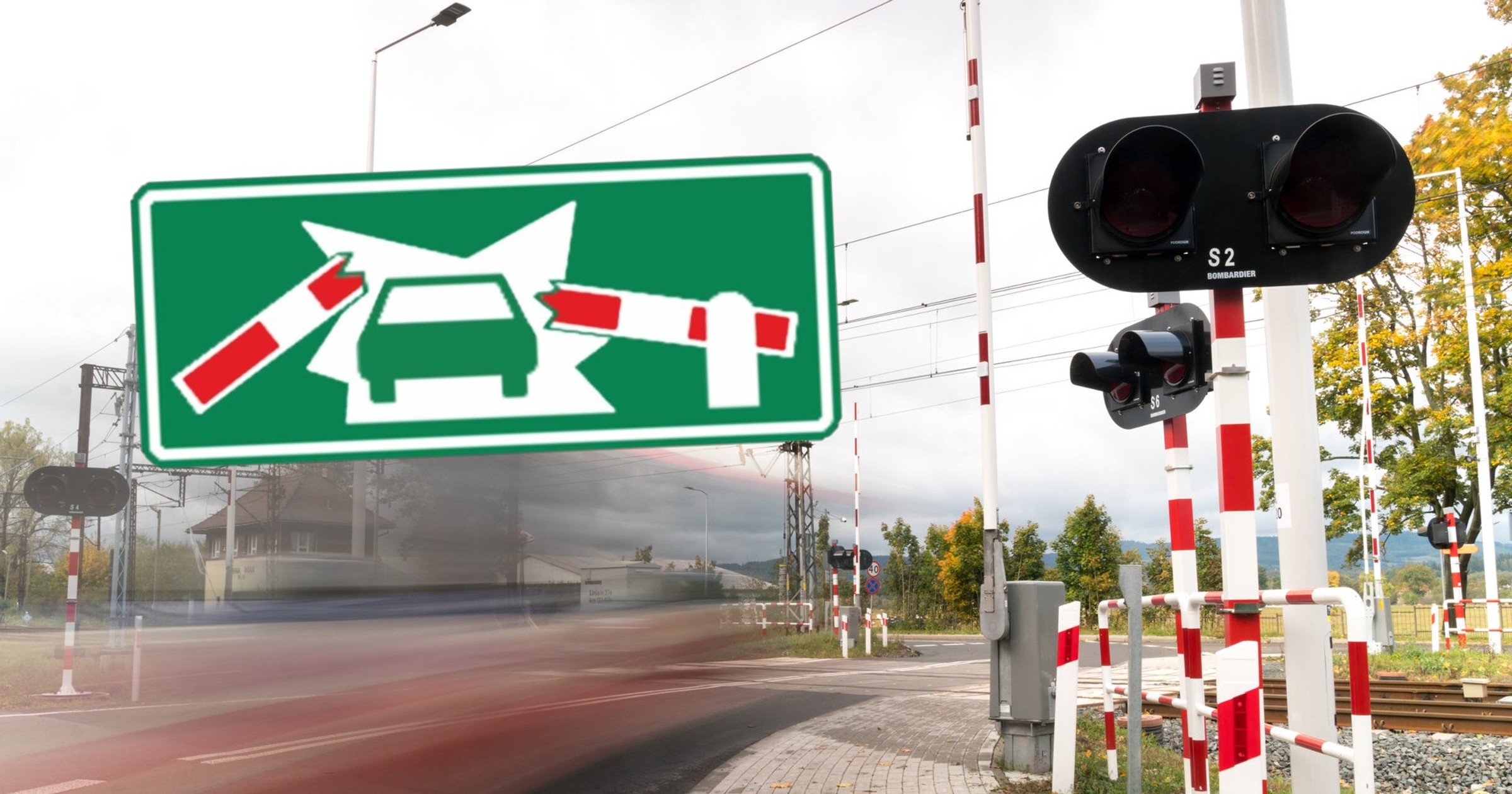 Nowy znak na przejazdach kolejowych