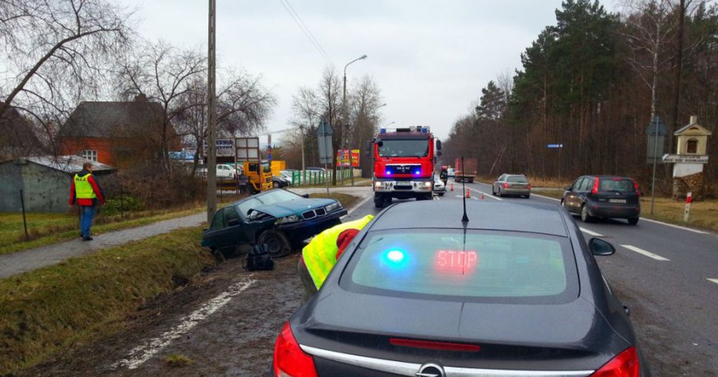 29 wykroczeń i 167 punktów karnych - pościg zakończony wypadkiem