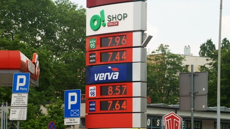 Ceny paliw na stacjach w Warszawie (7.06.2022)