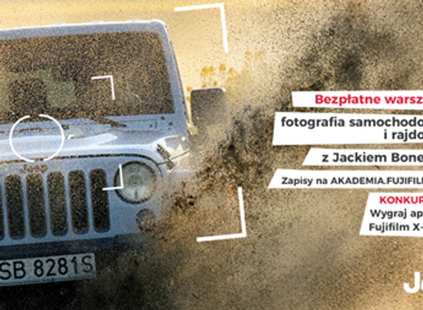Fujifilm i Jeep zapraszają na cykl bezpłatnych warsztatów z fotografii rajdowej