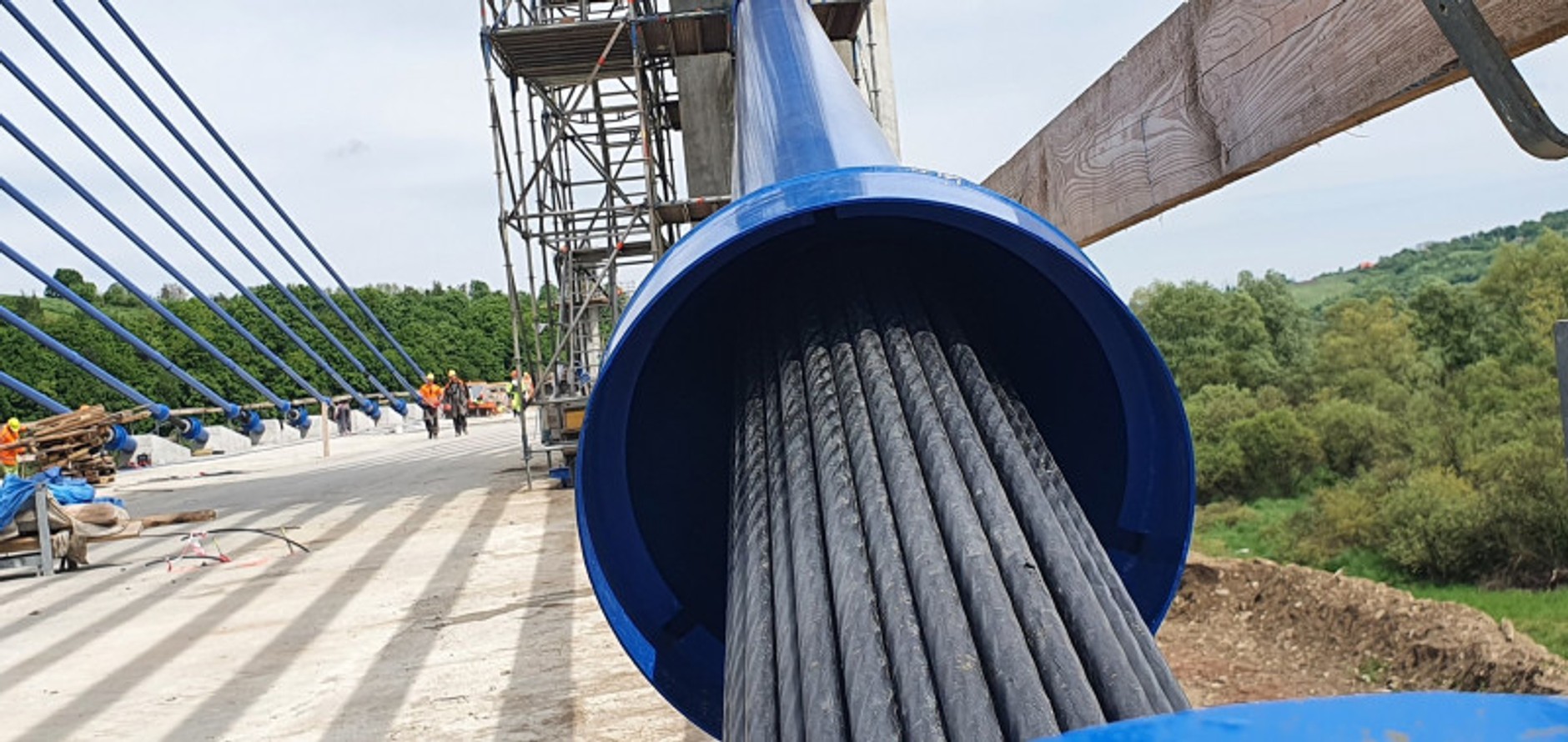 Most typu extradosed na Dunajcu