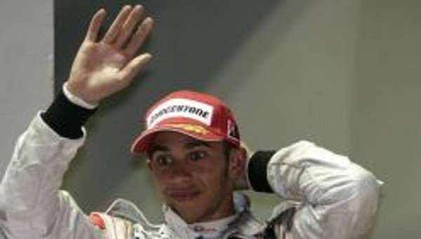 Lewis Hamilton z ...wosku