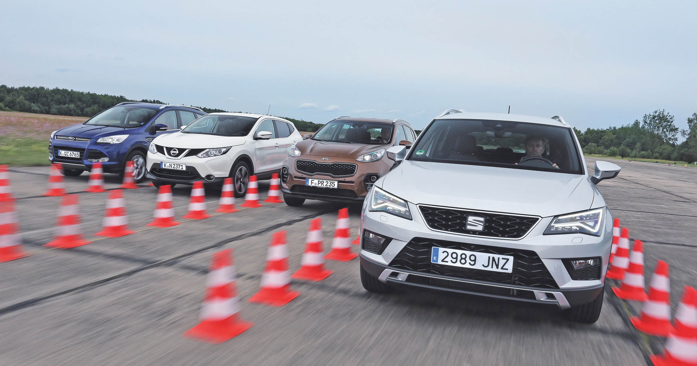 Hiszpański saper: Seat Ateca kontra Kia Sportage, Nissan Qashqai i Ford Kuga