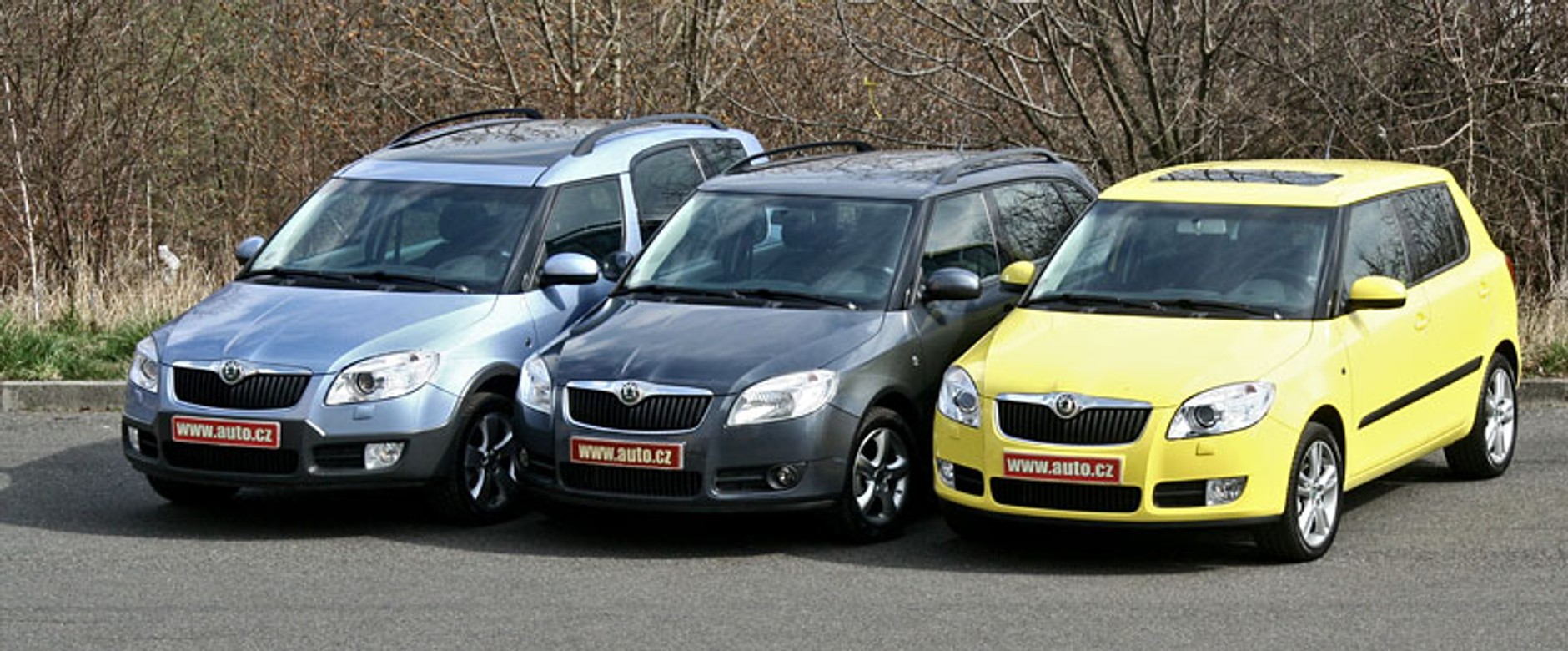 Škoda Fabia vs. Fabia Combi vs. Roomster – braterski pojedynek
