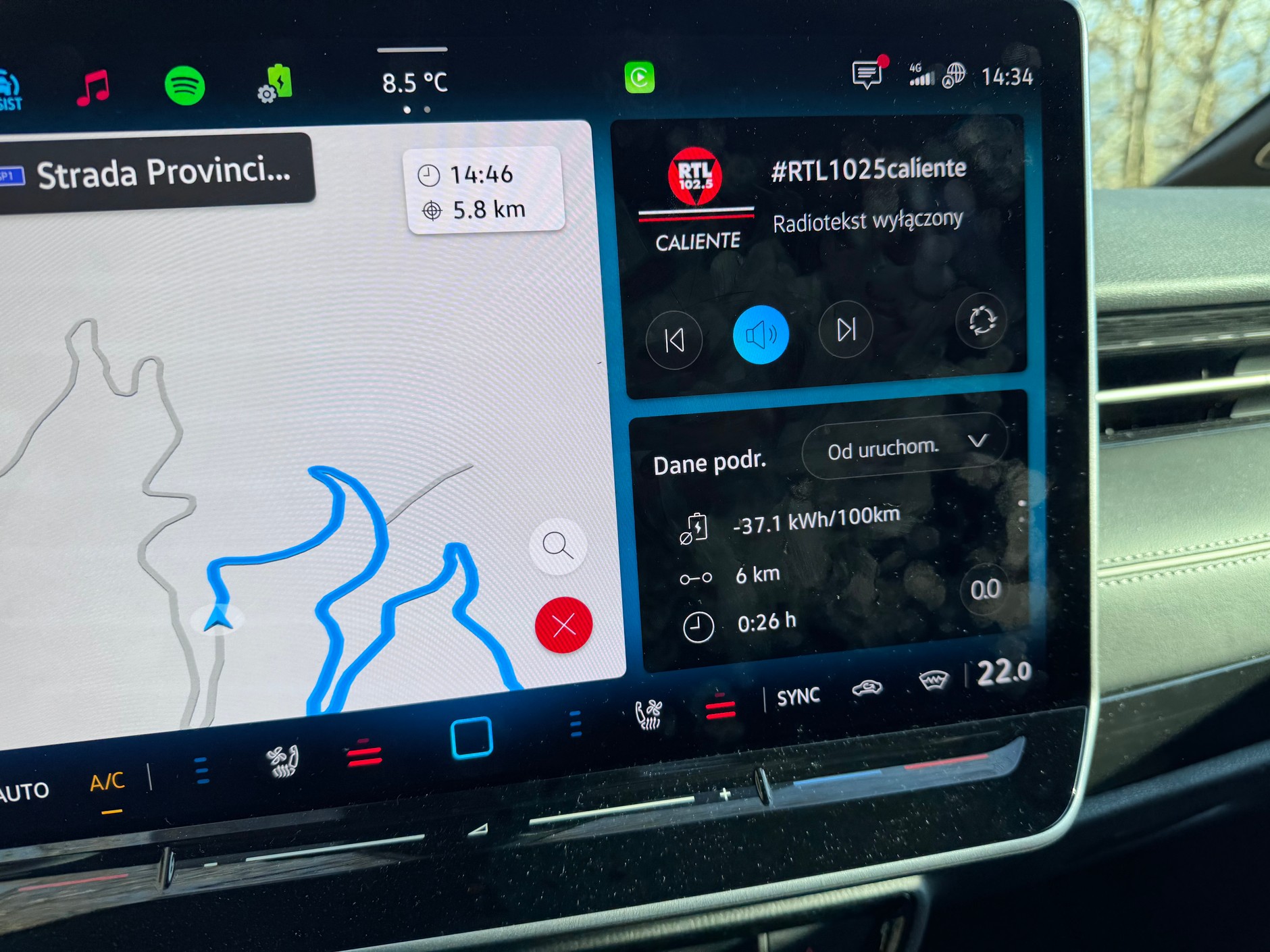 Zużycie energii na minusie podczas jazdy samochodem to nic trudnego. Wystarczy znaleźć wystarczająco wysoką górę